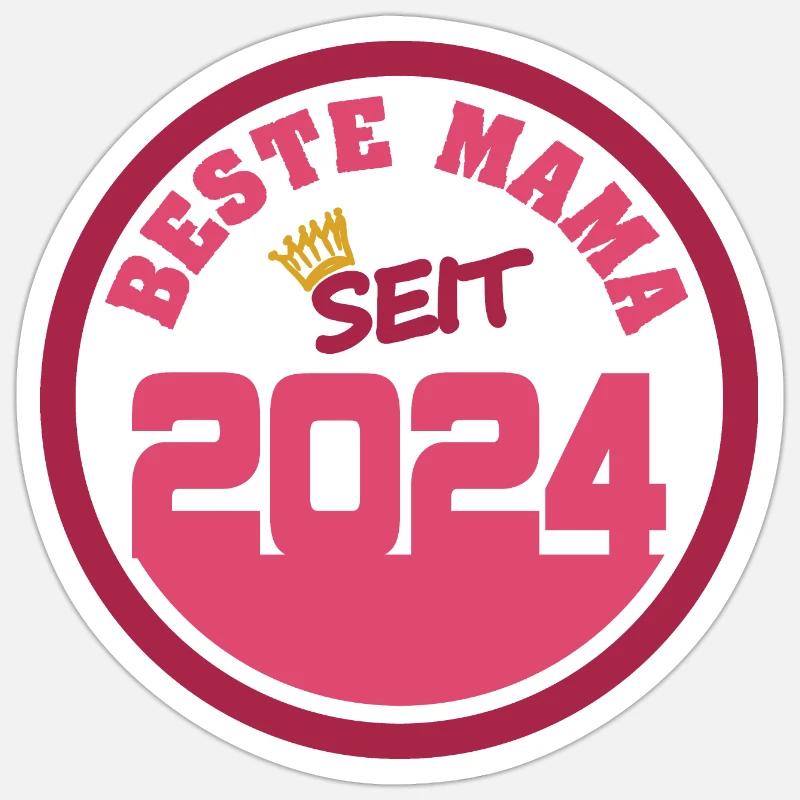 2024 - Sticker taille S (10 x 10 cm) - blanc mat