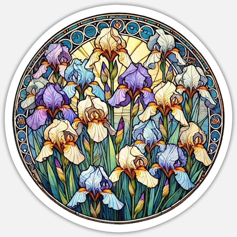 Iris Sticker taille S (10 x 10 cm)
