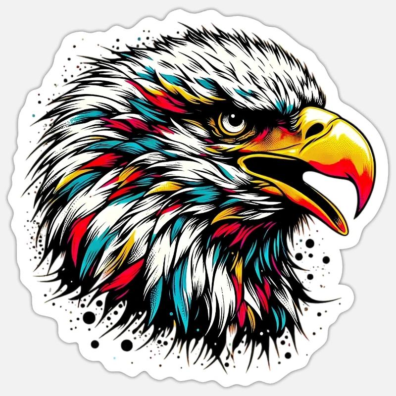 Eagle Sticker size S (10 x 10 cm)