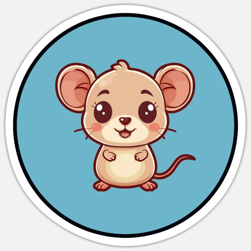 Mouse Mice Sticker size S (10 x 10 cm)