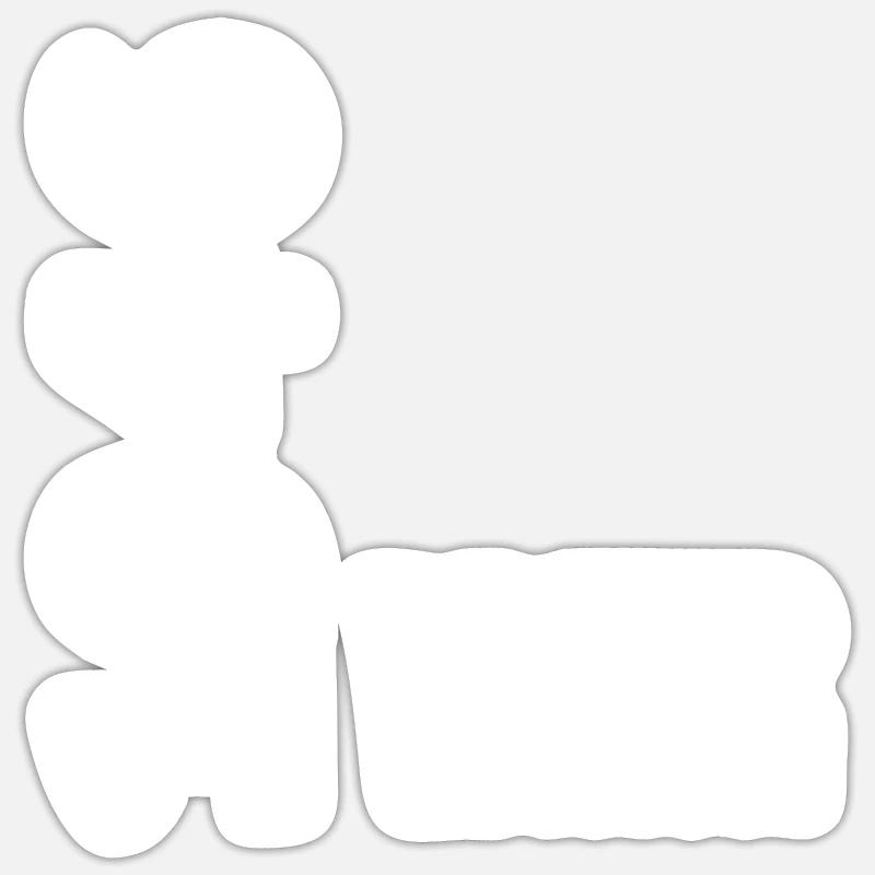1946 limited edition - Sticker taille S (10 x 10 cm) - blanc mat