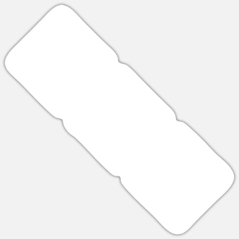 Mikka comme naissance - Sticker taille S (10 x 10 cm) - blanc mat