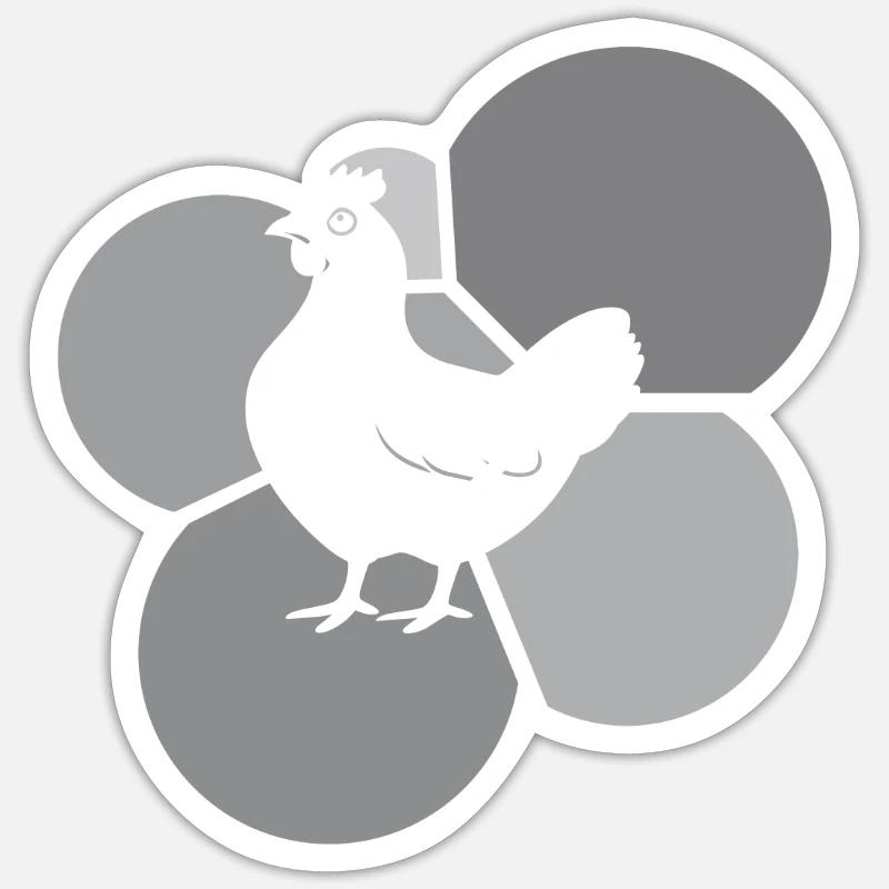 Sticker Größe S (10 x 10 cm) - 