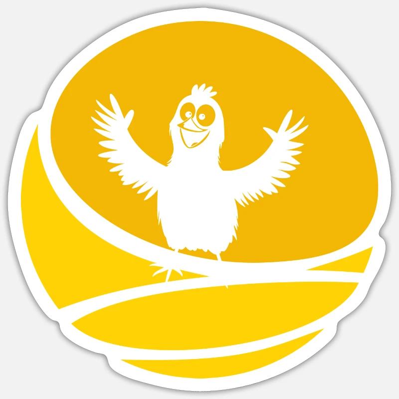 Chick Egg Easter Sticker size S (10 x 10 cm)