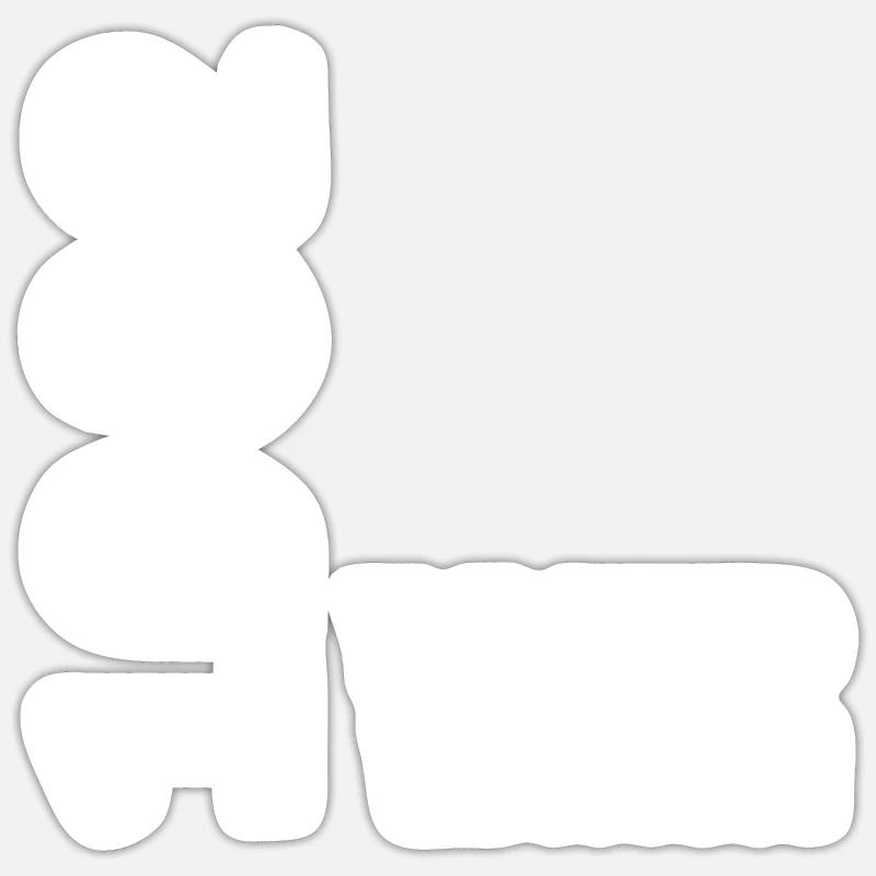 1982 limited edition - Sticker taille S (10 x 10 cm) - blanc mat