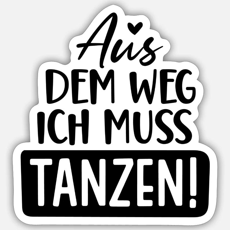Party Weekend Tango Disco Pub - Sticker size S (10 x 10 cm) - white matte