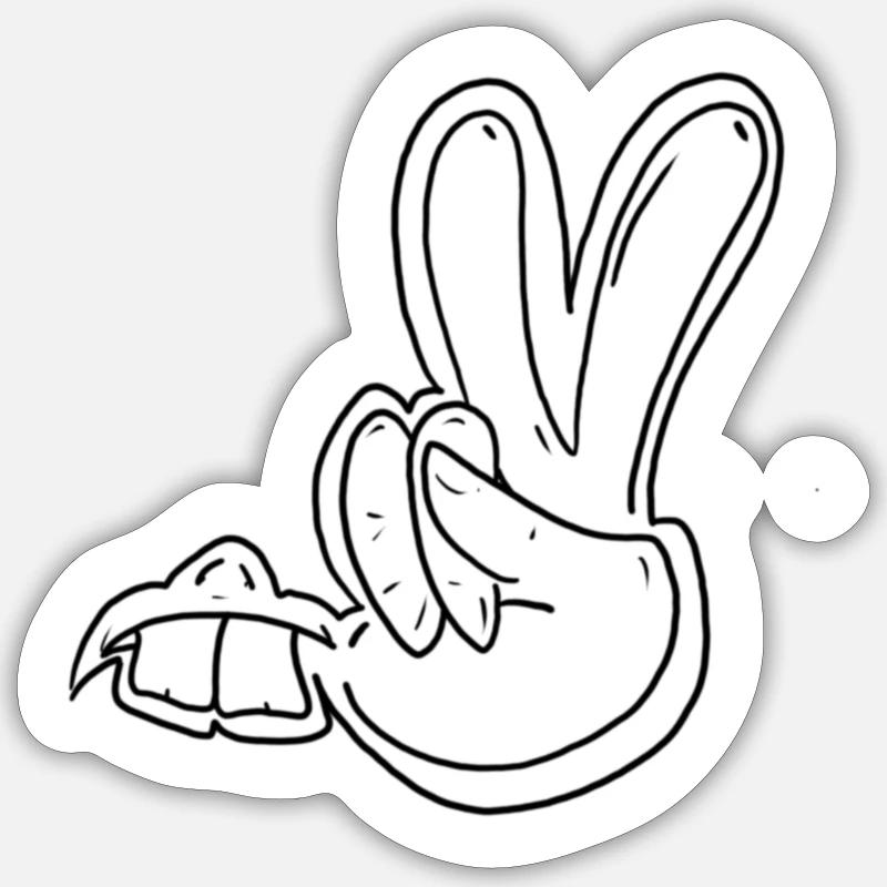 Sticker Größe S (10 x 10 cm) - 