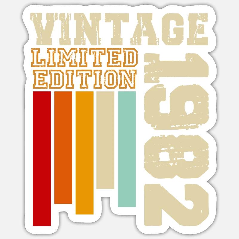 1982 Sticker size S (10 x 10 cm)