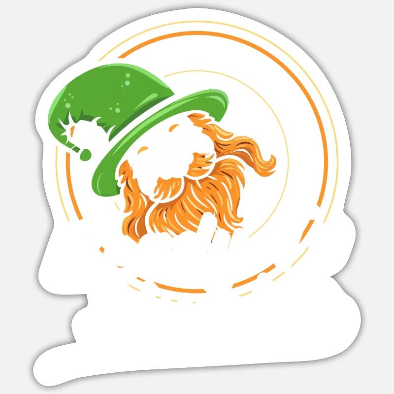 Chance du trèfle d’Irlande Sticker taille S (10 x 10 cm)