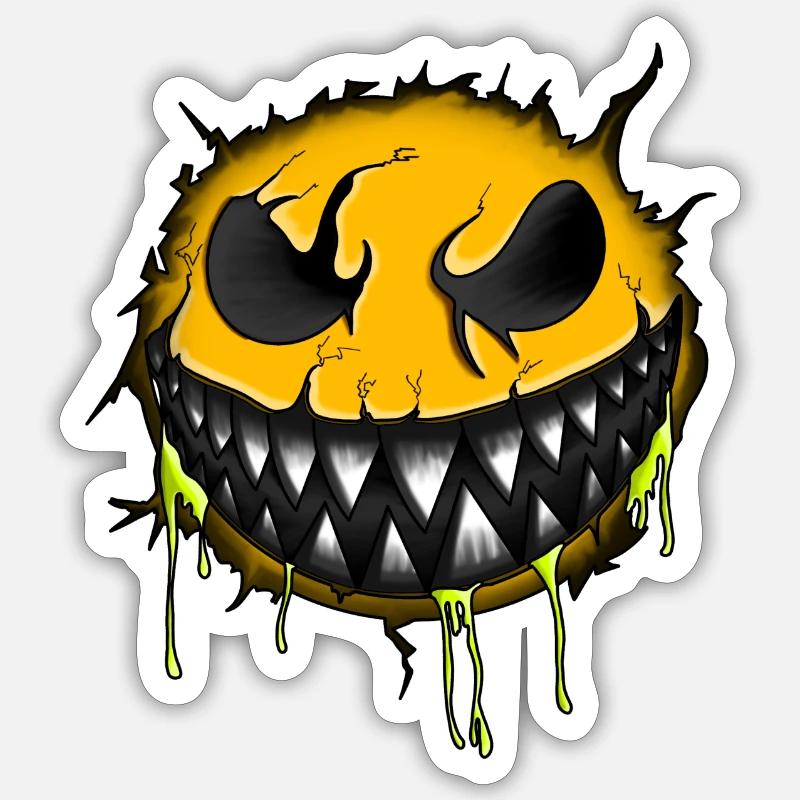 Keep smiling Sticker Größe S (10 x 10 cm)