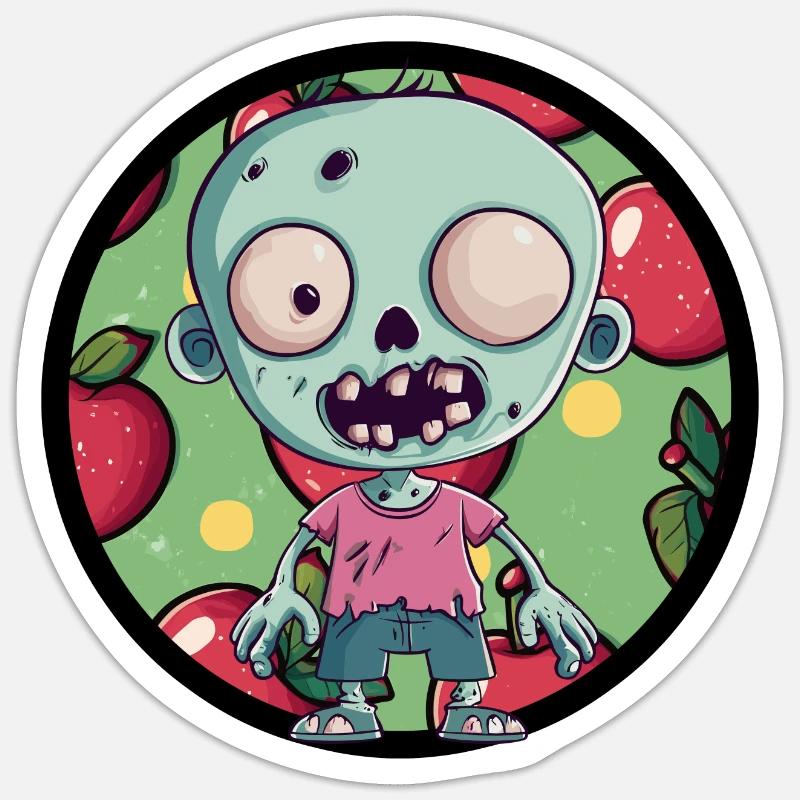 Zombie Jäger Geist Sticker Größe S (10 x 10 cm)