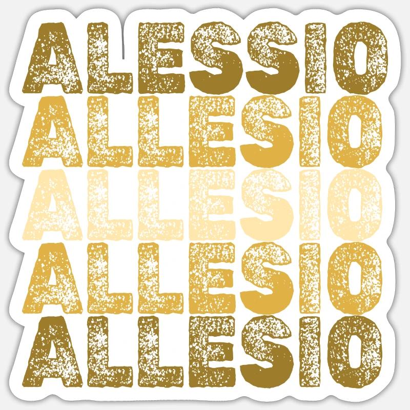 Gift for Allesio Sticker size S (10 x 10 cm)