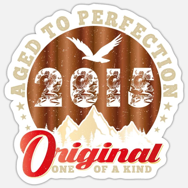 Iconic 2015 Anniversary - Sticker size S (10 x 10 cm) - white matte