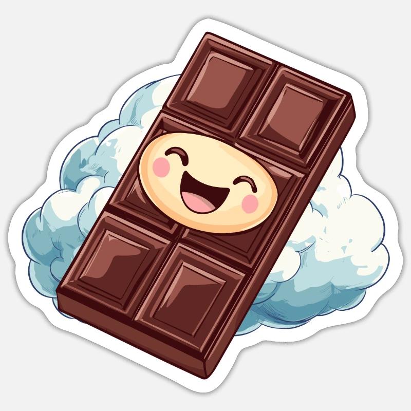Chocolate Chocolate Vanilla Sticker size S (10 x 10 cm)