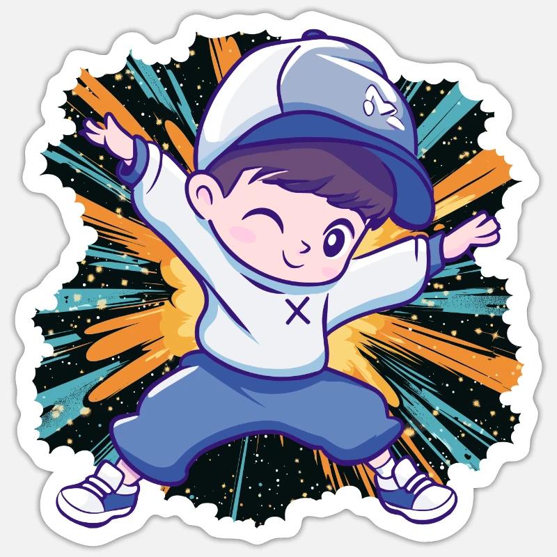 Sticker taille S (10 x 10 cm) - 