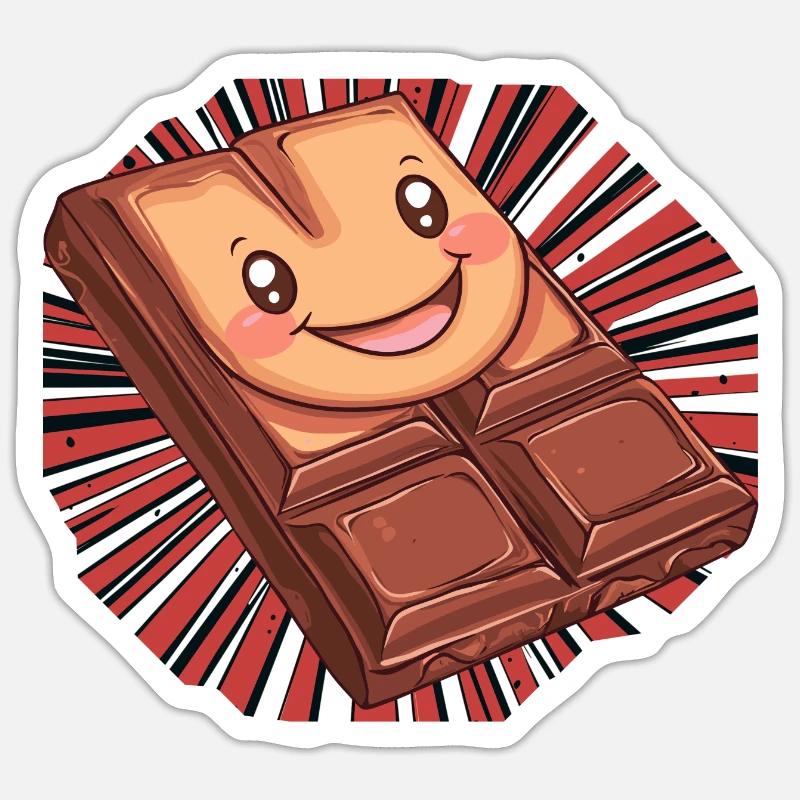 Chocolate Vanilla Cocoa Sticker size S (10 x 10 cm)
