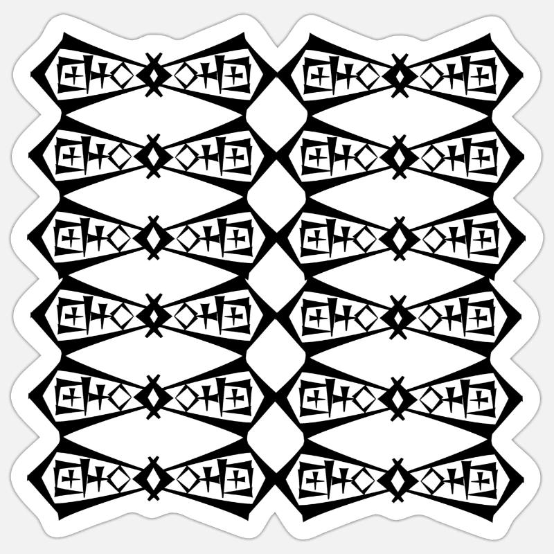 Nouveau look 2 4 - Sticker taille S (10 x 10 cm) - blanc mat
