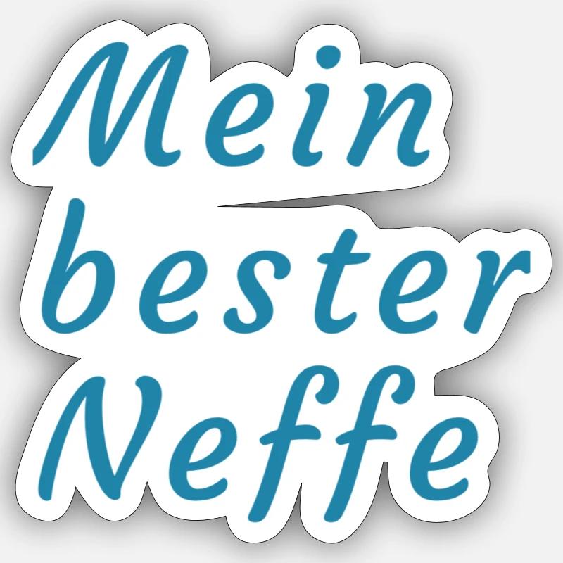 Mein Bester Neffe Sticker Größe S (10 x 10 cm)