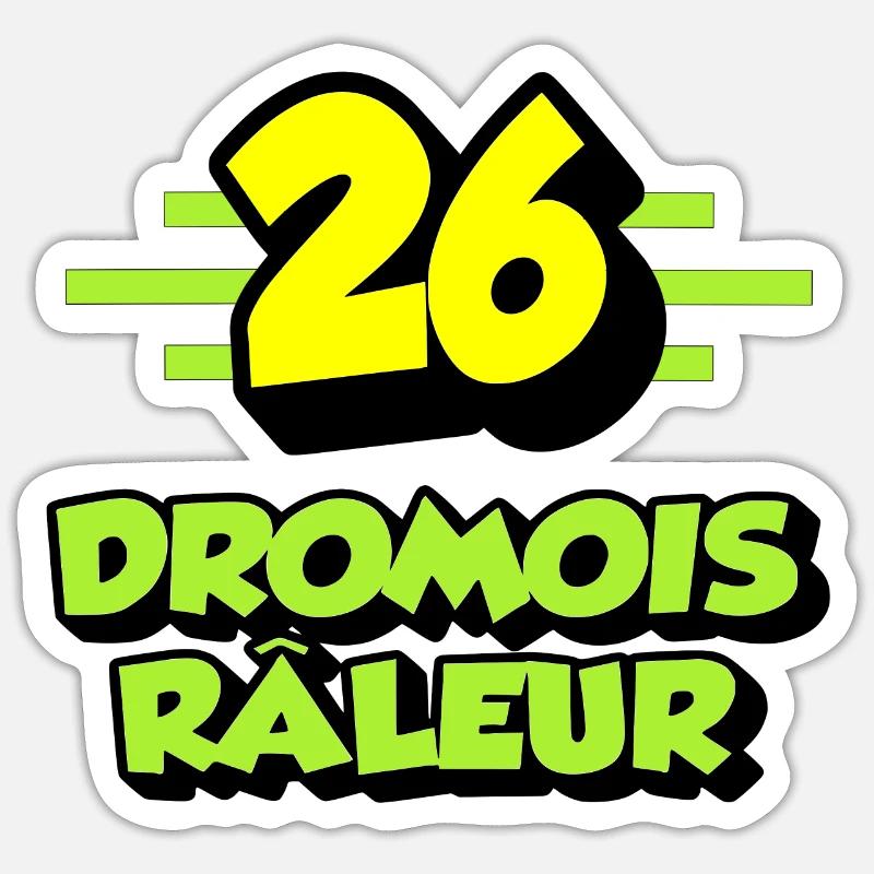 Complaining Drôme - Sticker size S (10 x 10 cm) - white matte