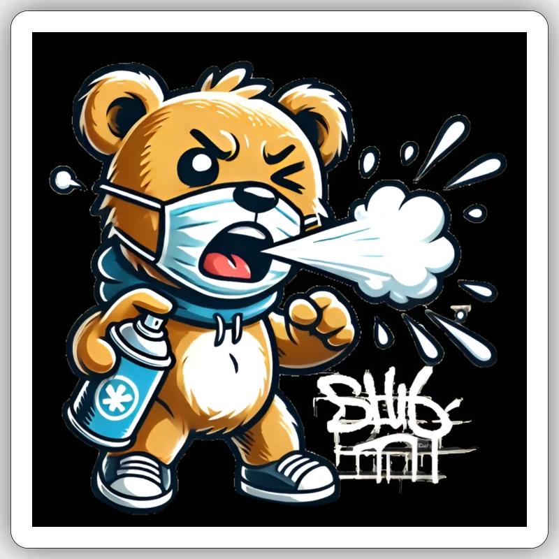 Sticker Größe S (10 x 10 cm) - 