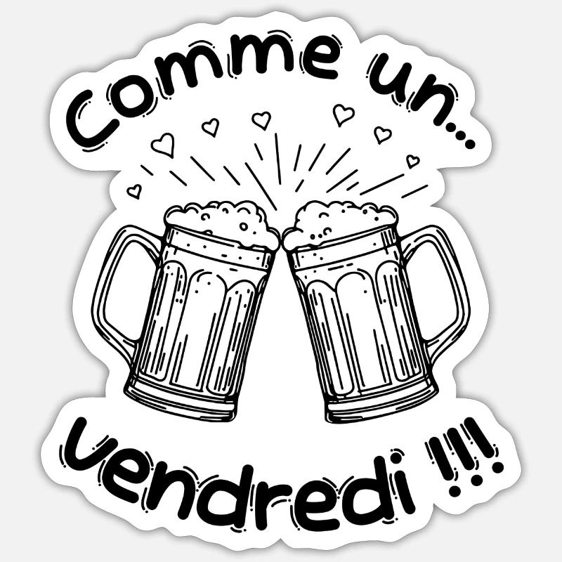 Sticker taille S (10 x 10 cm) - 
