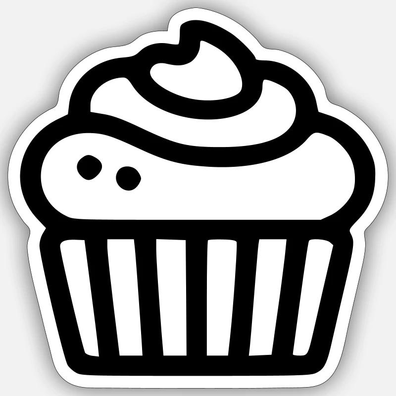 Fruitcake Sticker size S (10 x 10 cm)