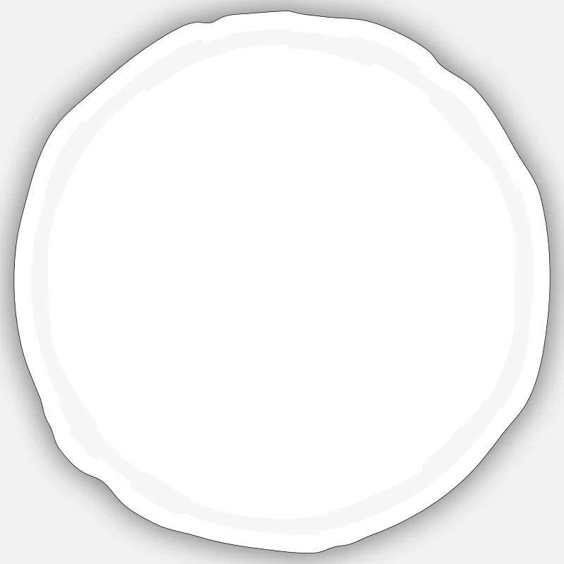cercle Sticker taille S (10 x 10 cm)