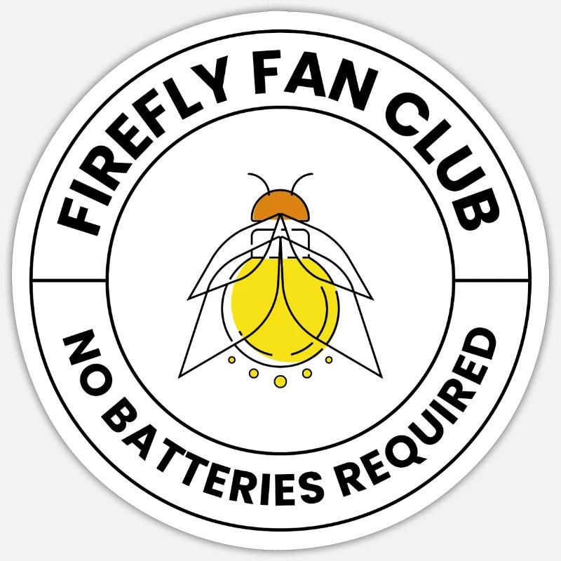 Lucioles Firefly Lightning Bug Insect Collector Sticker taille S (10 x 10 cm)