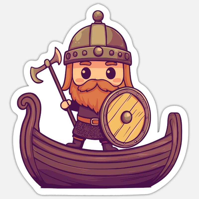 Tribù germaniche vichinghe Sticker formato S (10 x 10 cm)