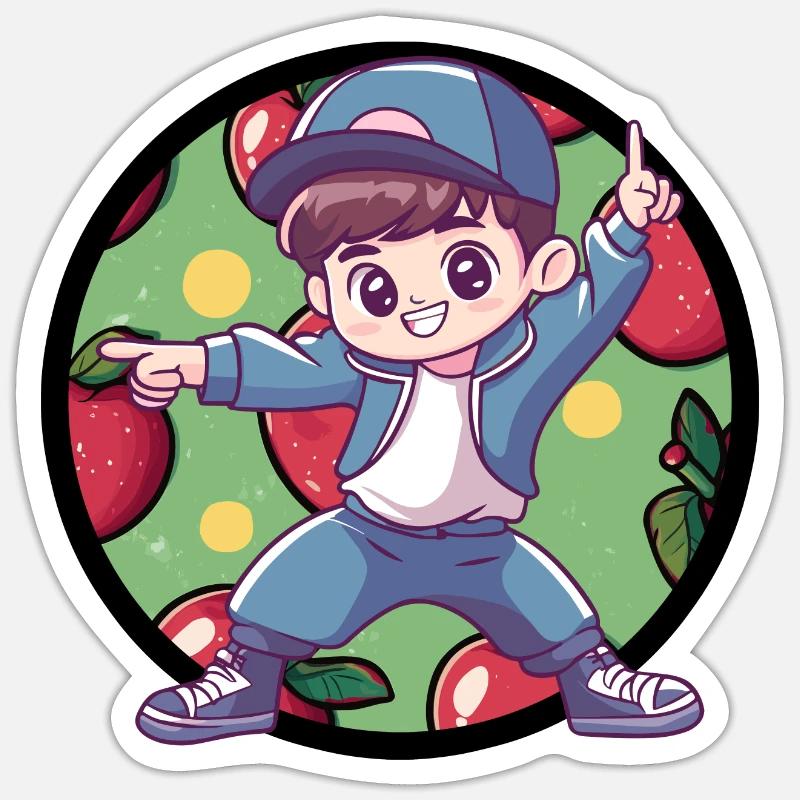 Breakdance Breakdancer Breakbeat Sticker taille S (10 x 10 cm)