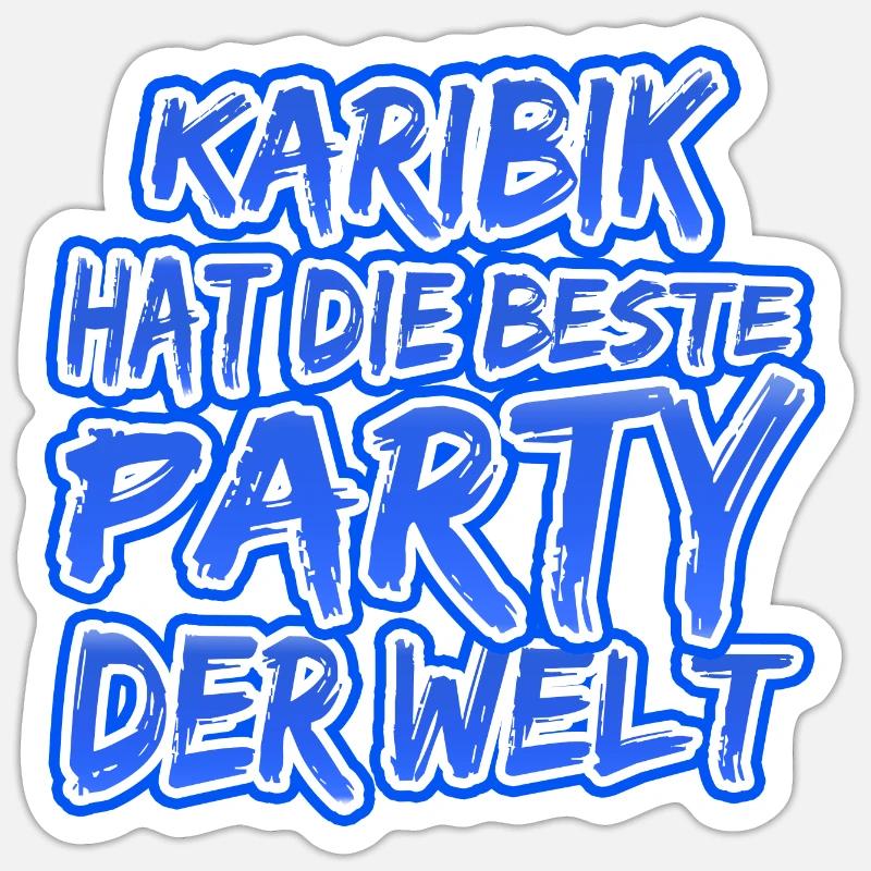 Caraibi Caraibi Sticker formato S (10 x 10 cm)