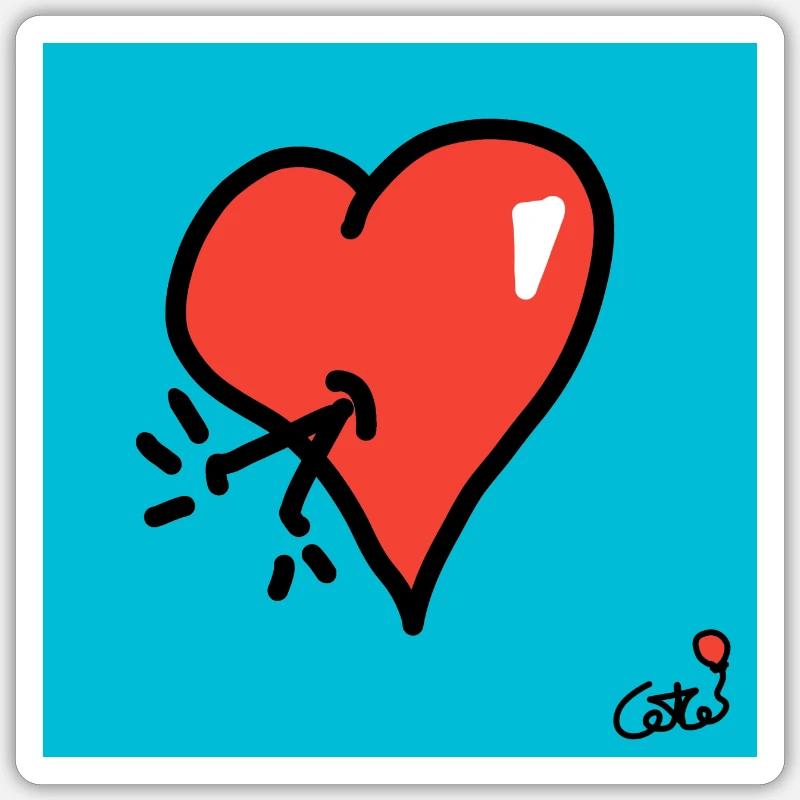 Sticker Größe S (10 x 10 cm) - 