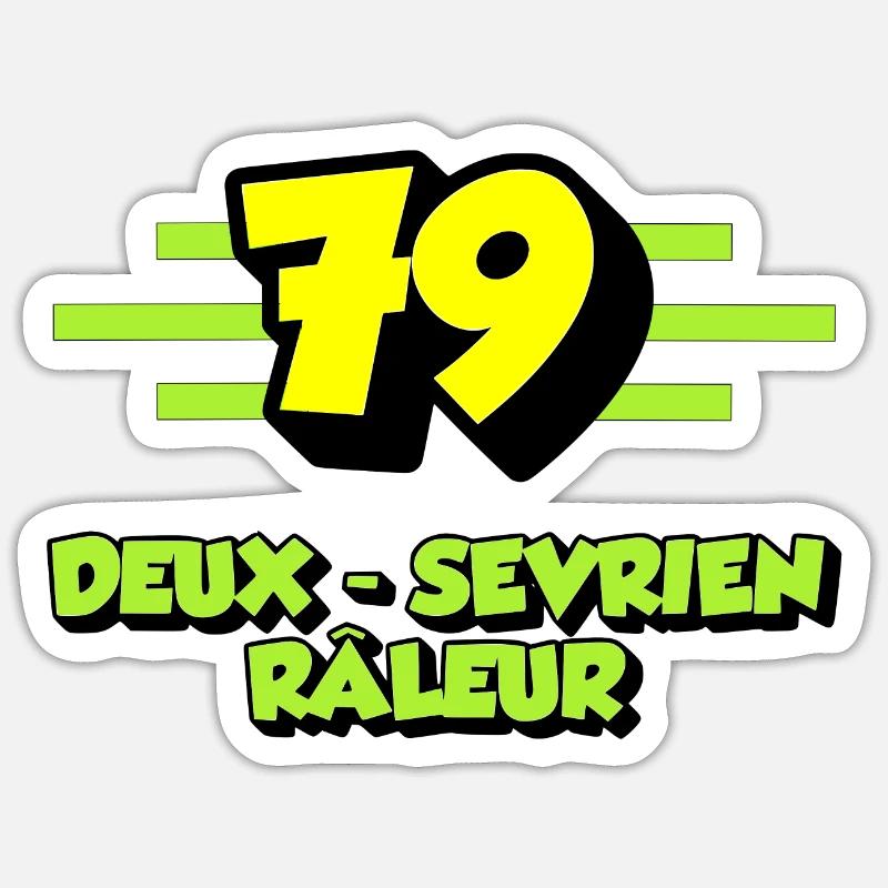 Zwei grummelnde Sevrianer Sticker Größe S (10 x 10 cm)