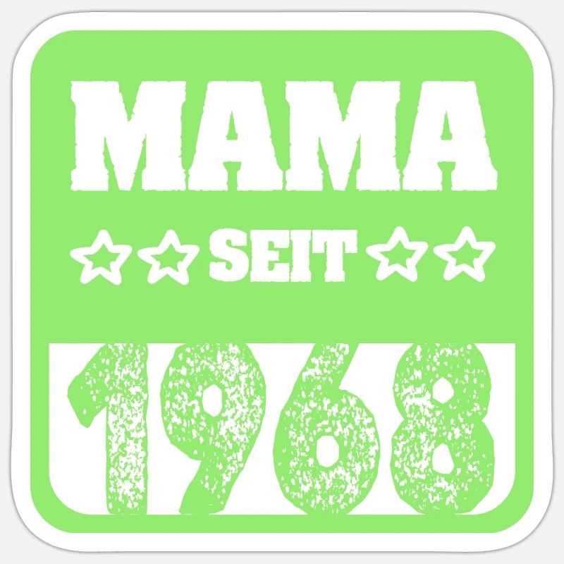 Muttertag 1968 Sticker Größe S (10 x 10 cm)