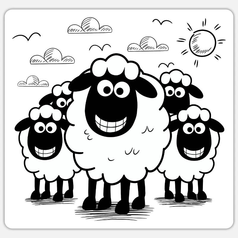 Sticker size S (10 x 10 cm) - 