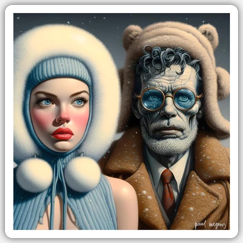 froid! Sticker taille S (10 x 10 cm)