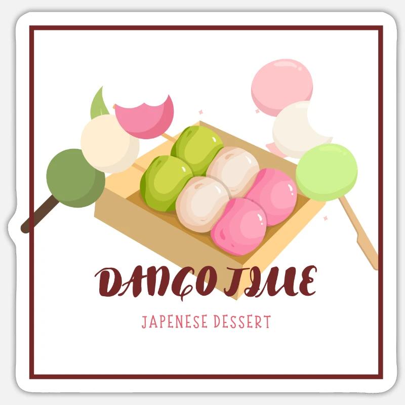 DANGO TIME Sticker Größe S (10 x 10 cm)