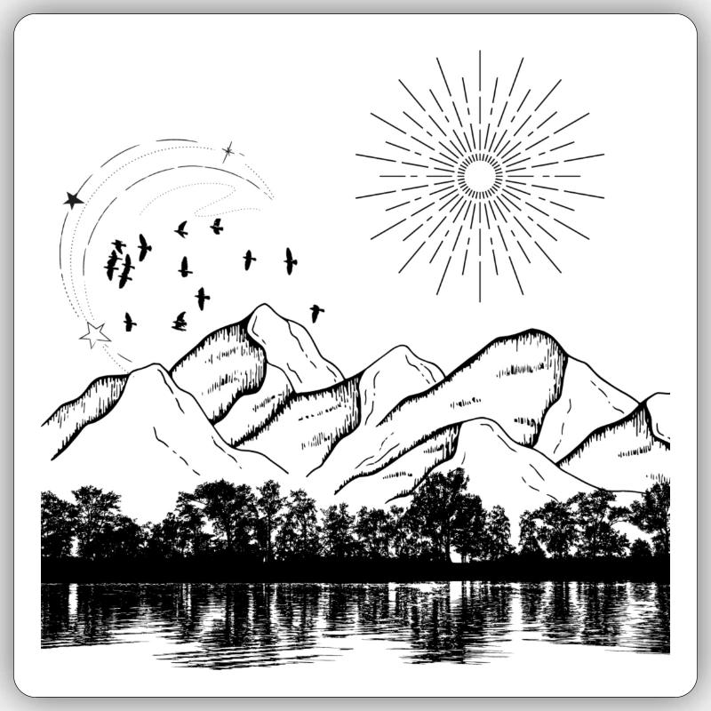 Sticker taille S (10 x 10 cm) - 