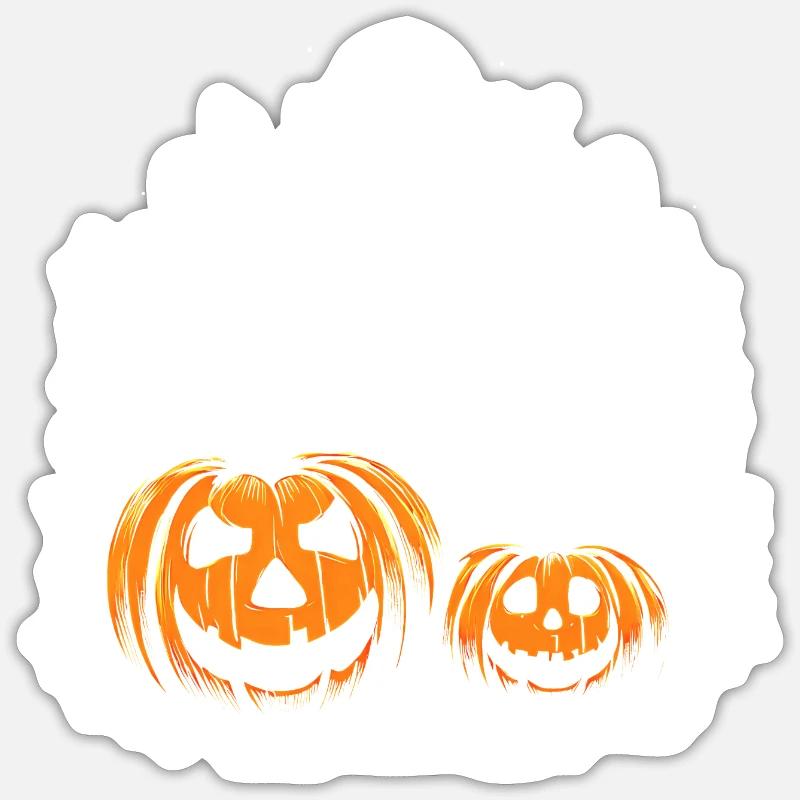 Fantôme d’Halloween - Sticker taille S (10 x 10 cm) - blanc mat