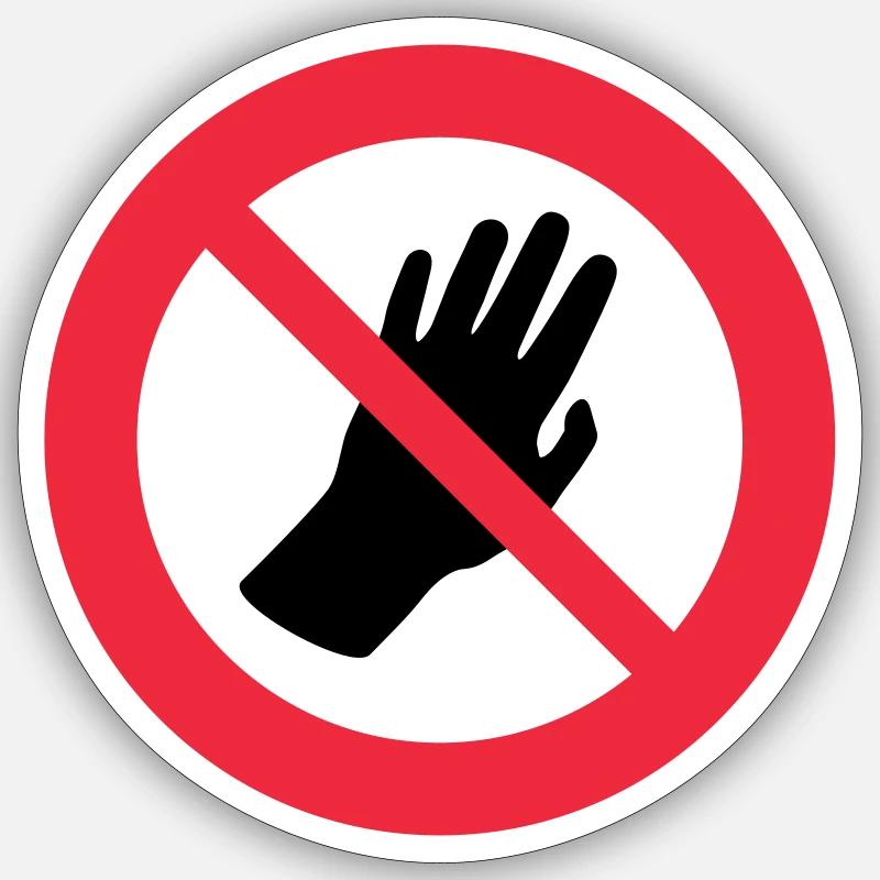 Please don't touch me - Autism - Asperger Sticker size S (10 x 10 cm)