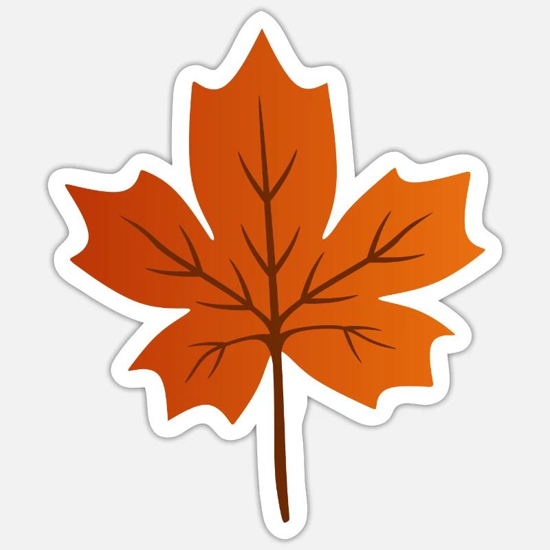 Maple Leaf Sticker size S (10 x 10 cm)