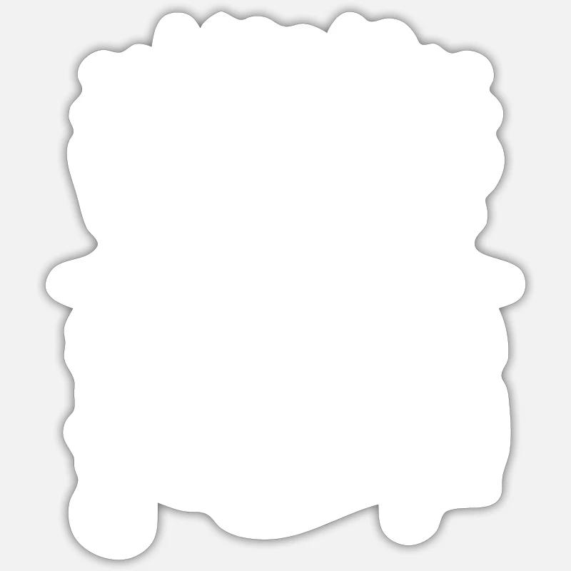Danse Mature Fun - Sticker taille S (10 x 10 cm) - blanc mat