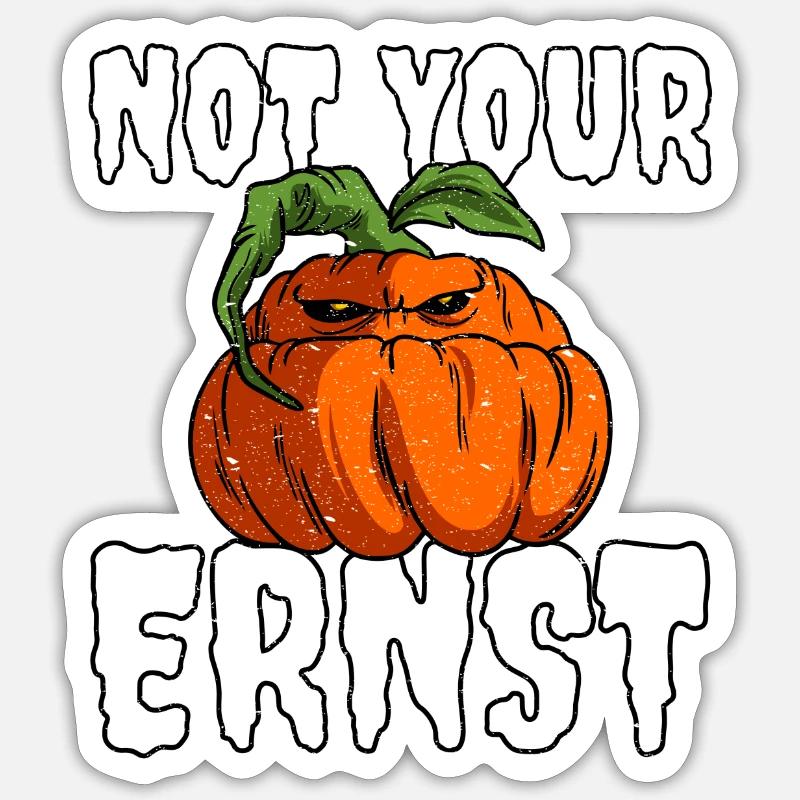 Pas votre Ernst - Sticker taille S (10 x 10 cm) - blanc mat