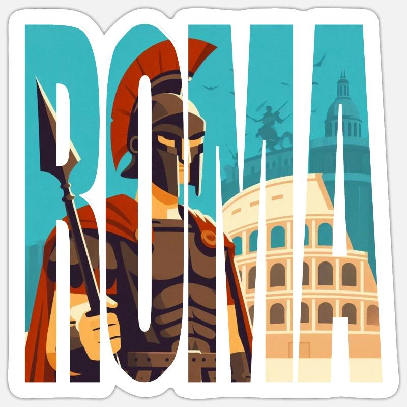 ROMA Sticker size S (10 x 10 cm)