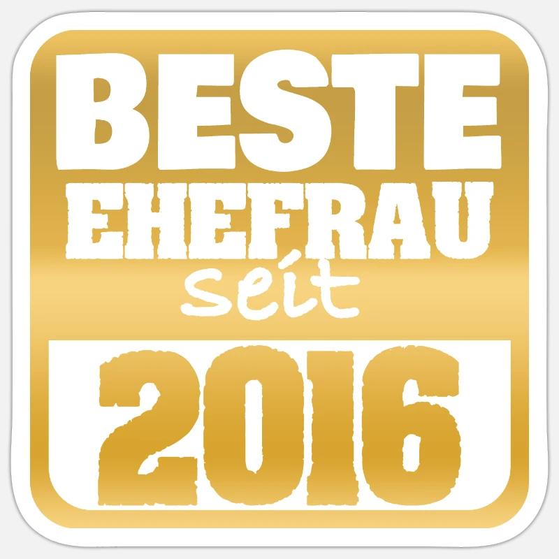 2016 - Sticker taille S (10 x 10 cm) - blanc mat