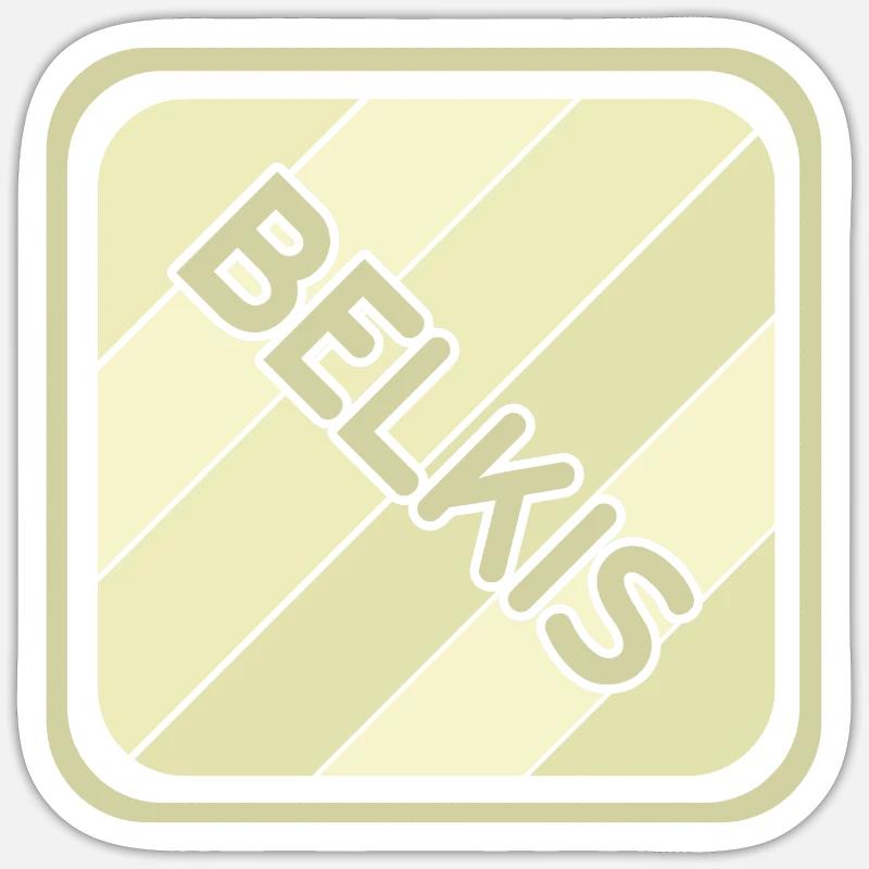 Belkis als Mädchenname Sticker Größe S (10 x 10 cm)