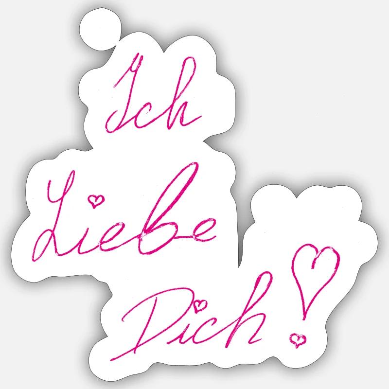 ILD - Sticker Größe S (10 x 10 cm) - Mattweiß