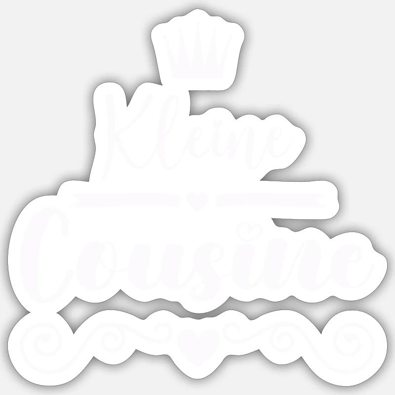 Little cousin Sticker size S (10 x 10 cm)