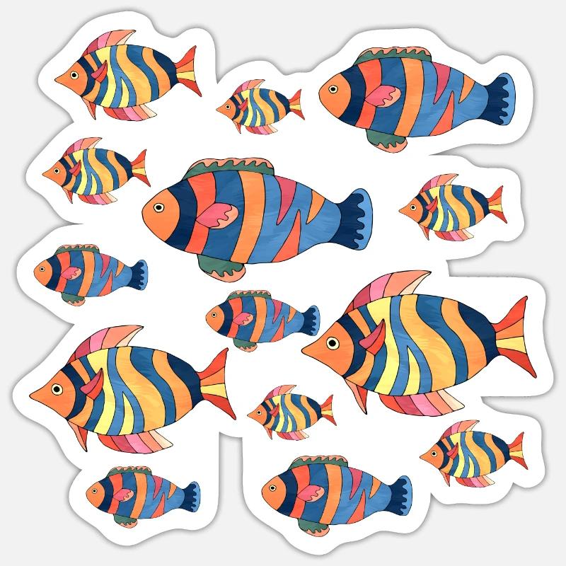 Sticker Größe S (10 x 10 cm) - 