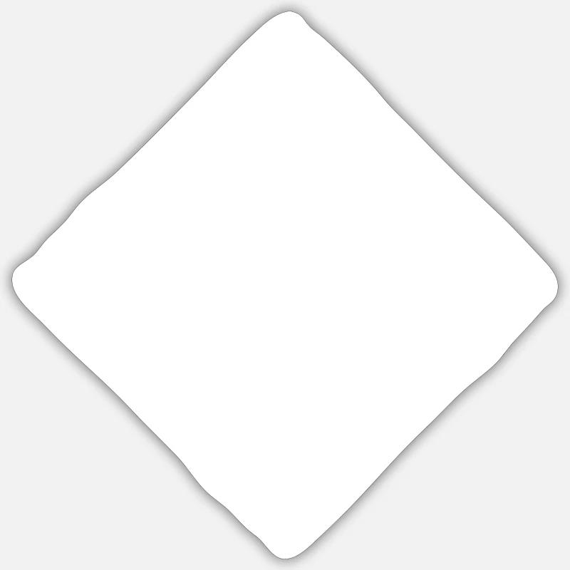 saké - Sticker taille S (10 x 10 cm) - blanc mat